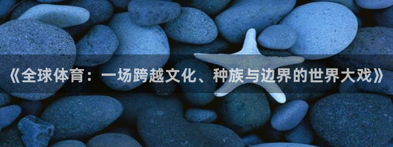 MK体育官方正版app代理：《全球体育：一场跨越文化
