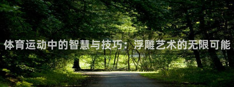 MK体育官网下载注册：体育运动中的智慧与技巧：浮雕艺