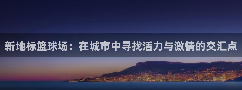 德国MK体育官方正版app集团：新地标篮球场：在城市